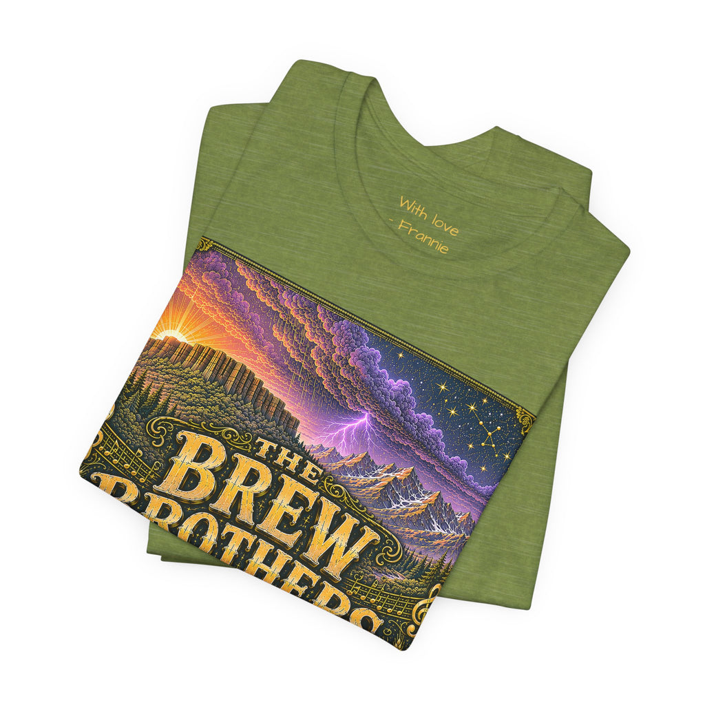 Brew Brother - Family Rebellion tour tee | Concert Poster T-shirt, Acoustic Folk Design