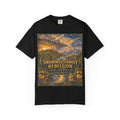 Shumway Family Rebellion T-shirt | Americana Sunset Landscape, Guitar Motif