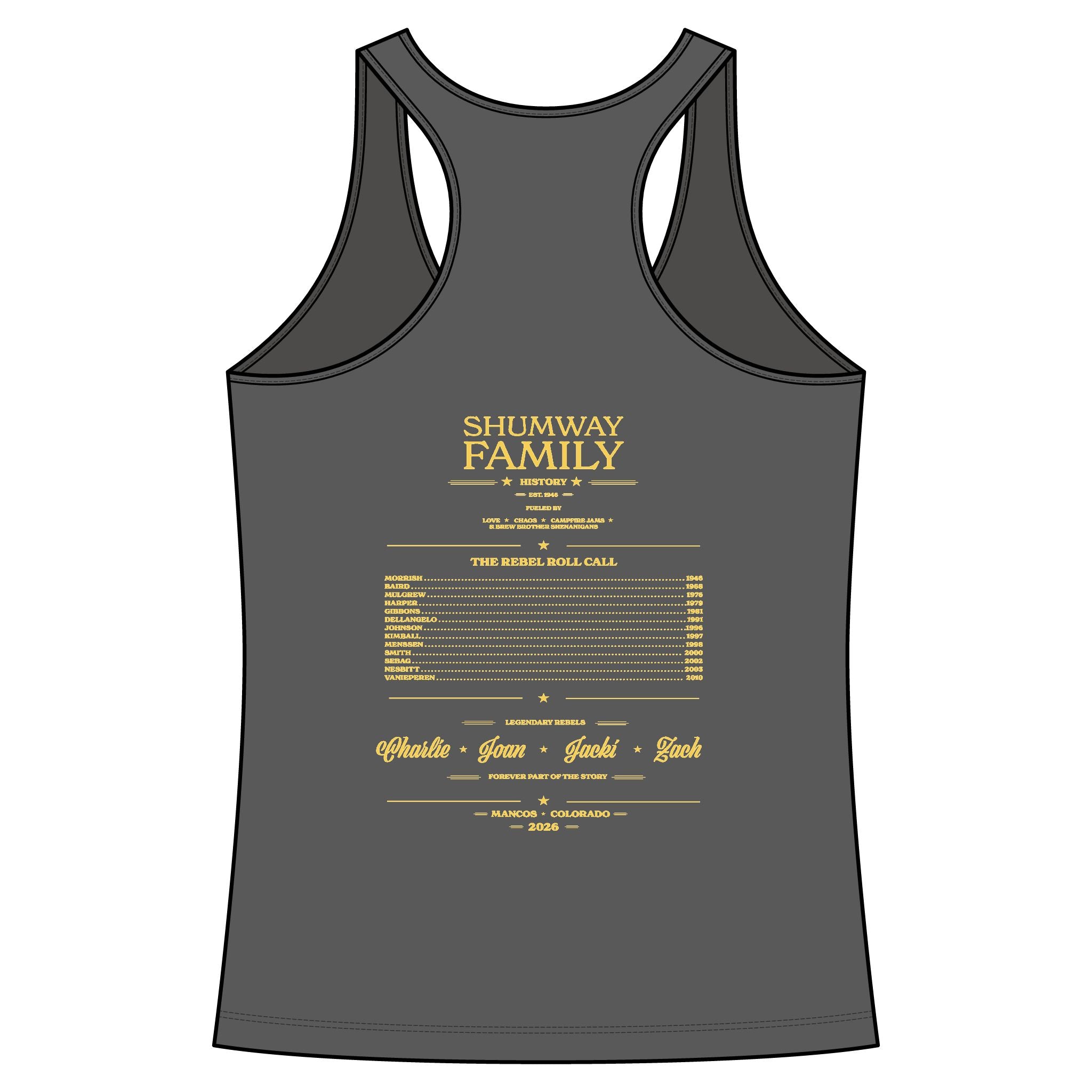 Shumway Family Rebellion Poster Art Tank
