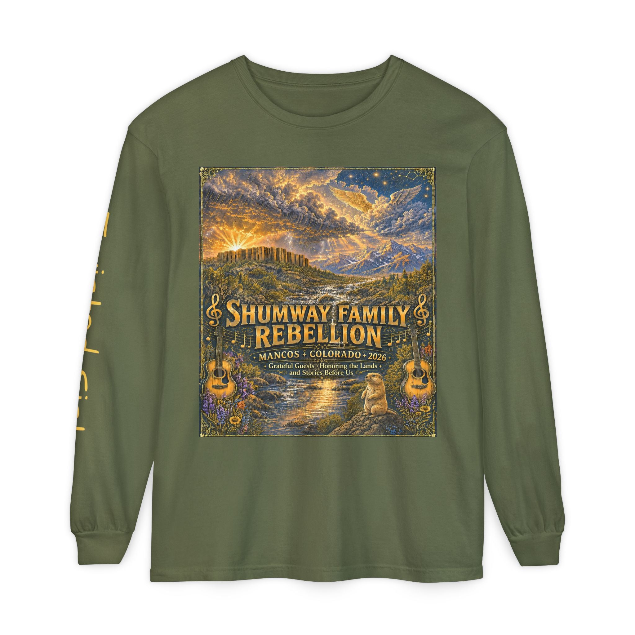 Twisted Sister - Shumway by Choice Family Rebellion Tour Long Sleeve Shirt | Band Poster Tee