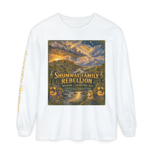 Honorary Shumway Family Rebellion Tour Long Sleeve Shirt | Band Poster Tee
