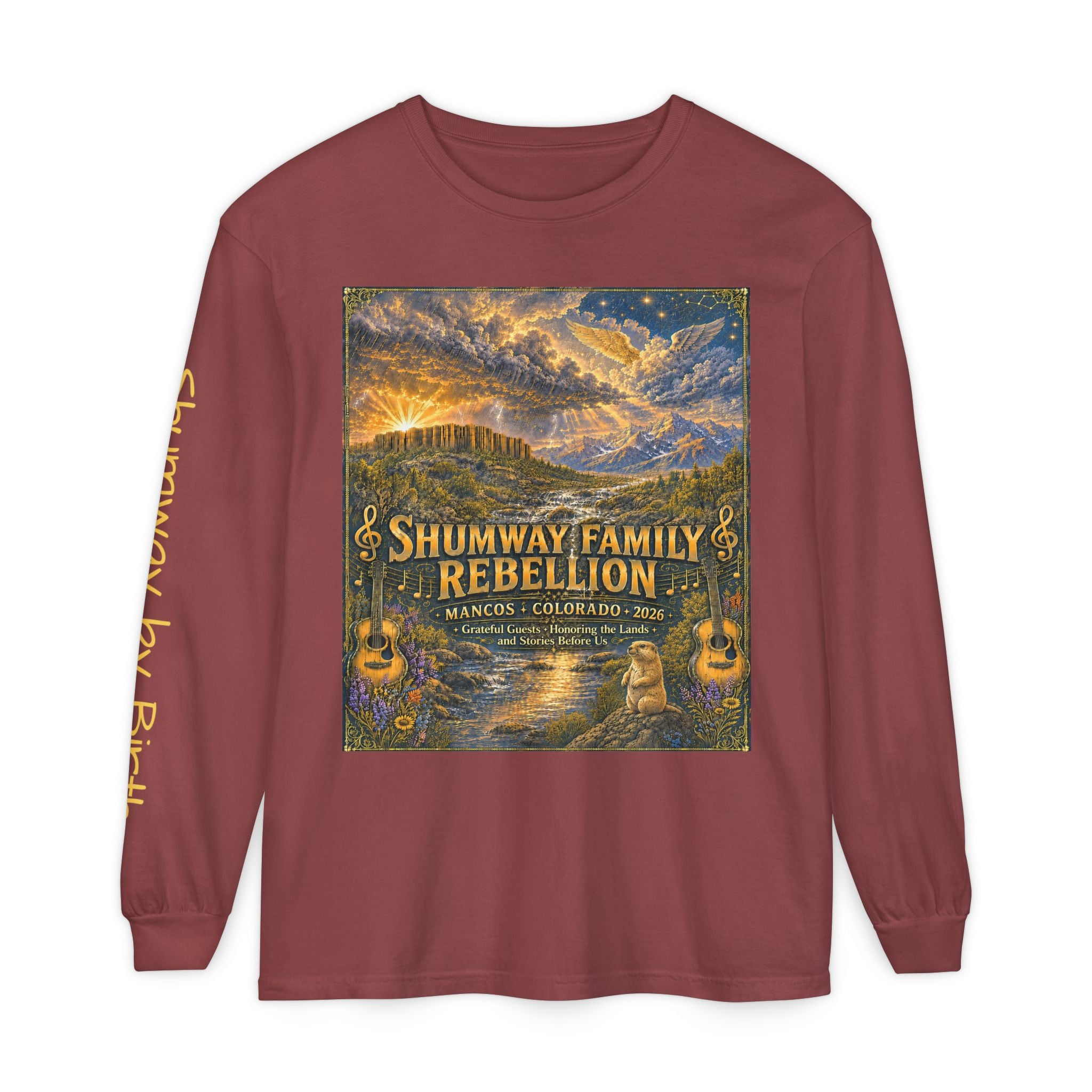 Shumway by Birth Family Rebellion Tour Long Sleeve Shirt | Band Poster Tee