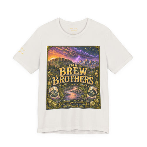 Brew Brother - Family Rebellion tour tee | Concert Poster T-shirt, Acoustic Folk Design