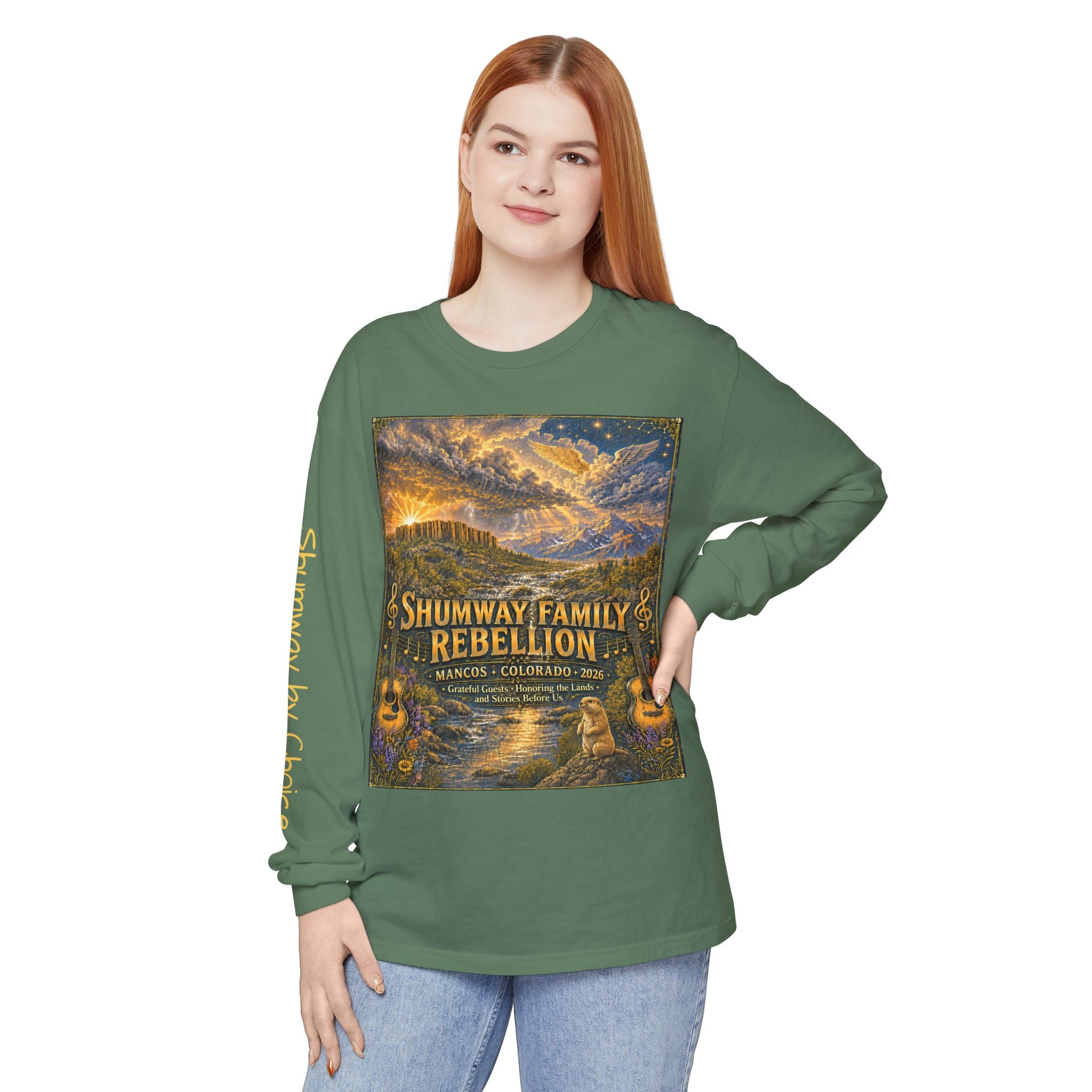 Shumway by Choice Family Rebellion Tour Long Sleeve Shirt | Band Poster Tee