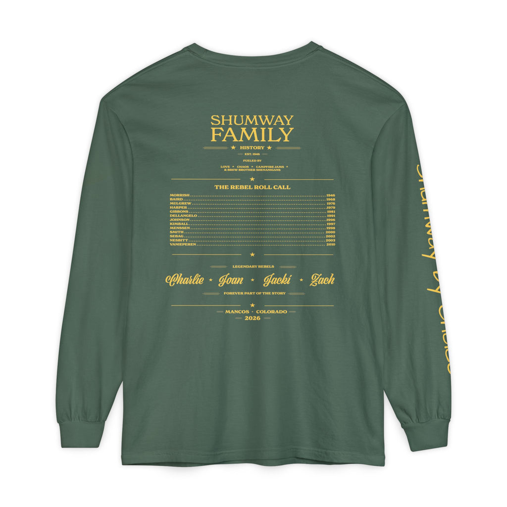 Shumway by Choice Family Rebellion Tour Long Sleeve Shirt | Band Poster Tee