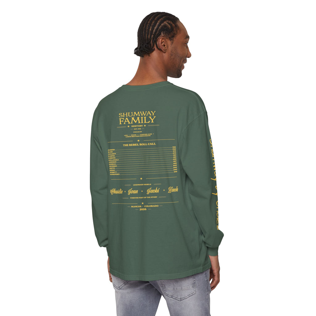 Shumway by Choice Family Rebellion Tour Long Sleeve Shirt | Band Poster Tee