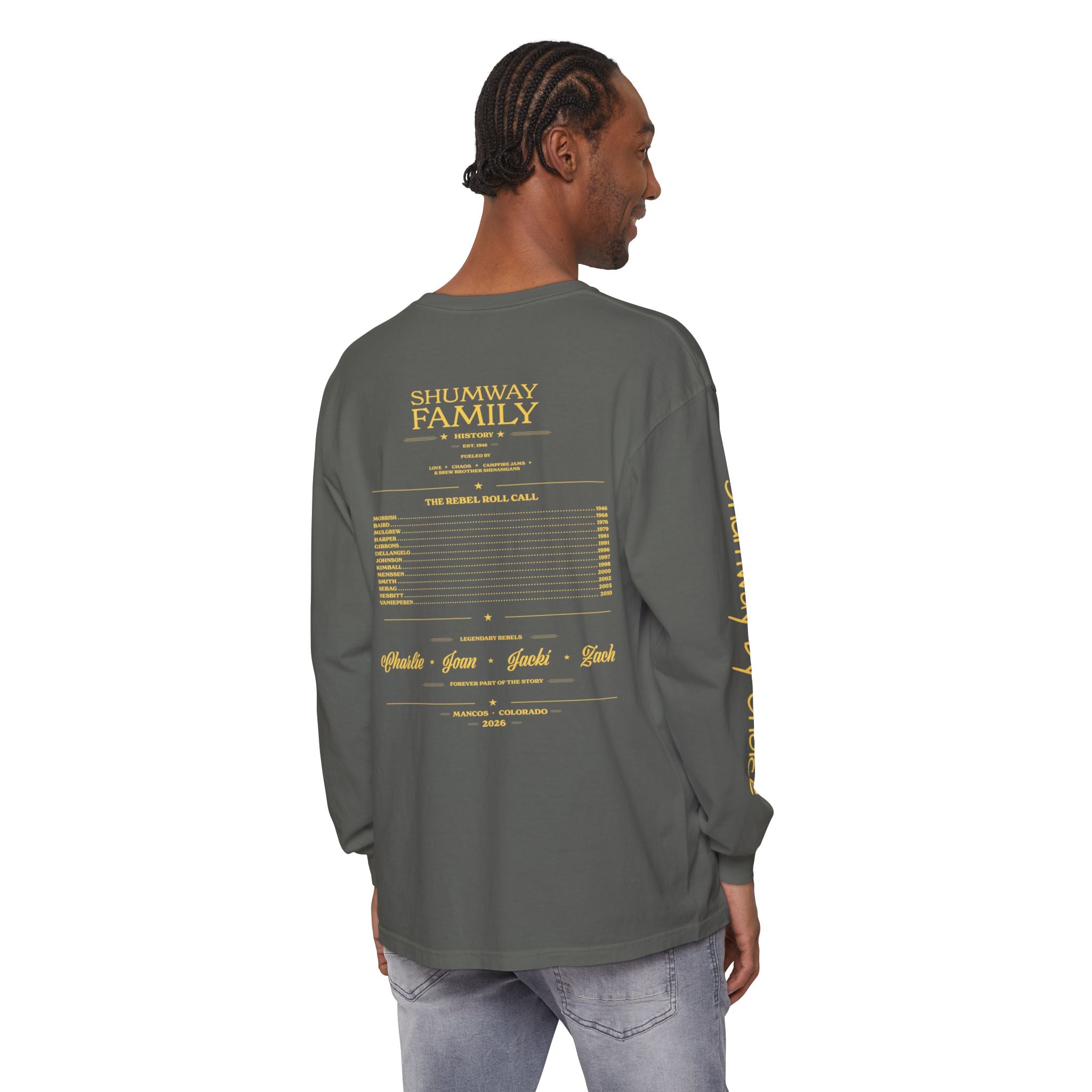 Shumway by Choice Family Rebellion Tour Long Sleeve Shirt | Band Poster Tee