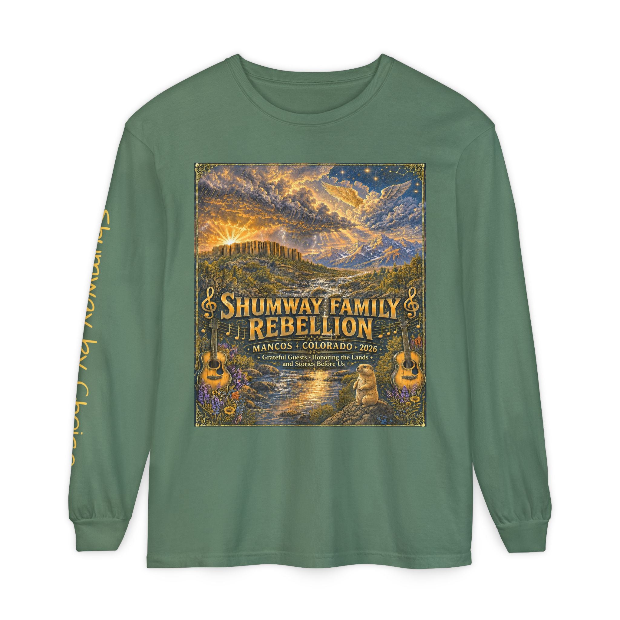 Shumway by Choice Family Rebellion Tour Long Sleeve Shirt | Band Poster Tee