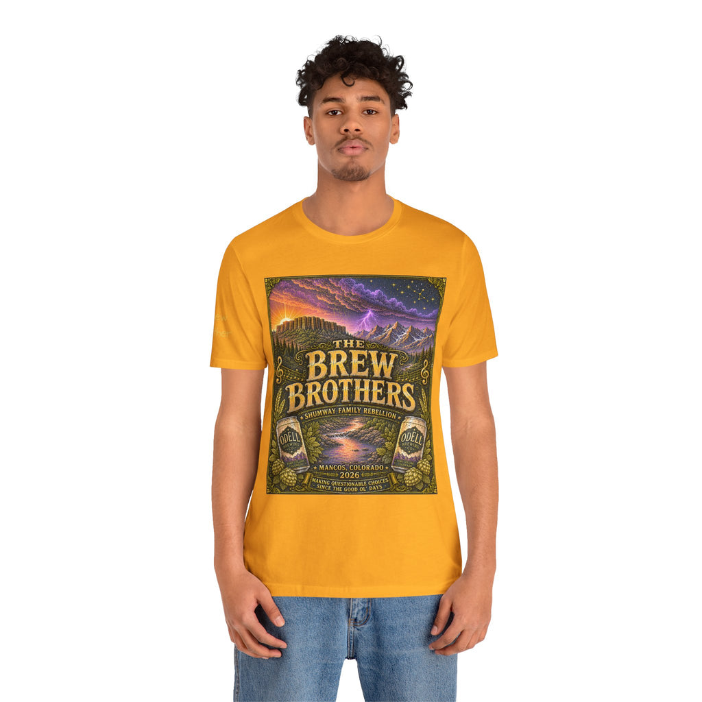 Brew Brother - Family Rebellion tour tee | Concert Poster T-shirt, Acoustic Folk Design