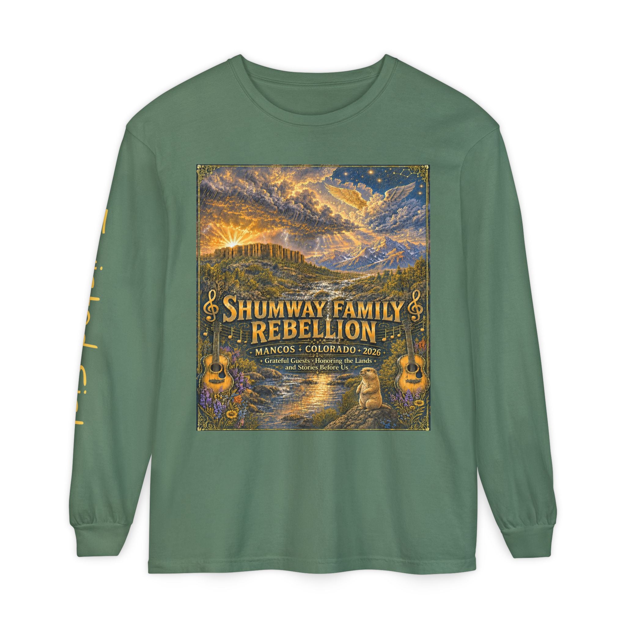 Twisted Sister - Shumway by Choice Family Rebellion Tour Long Sleeve Shirt | Band Poster Tee