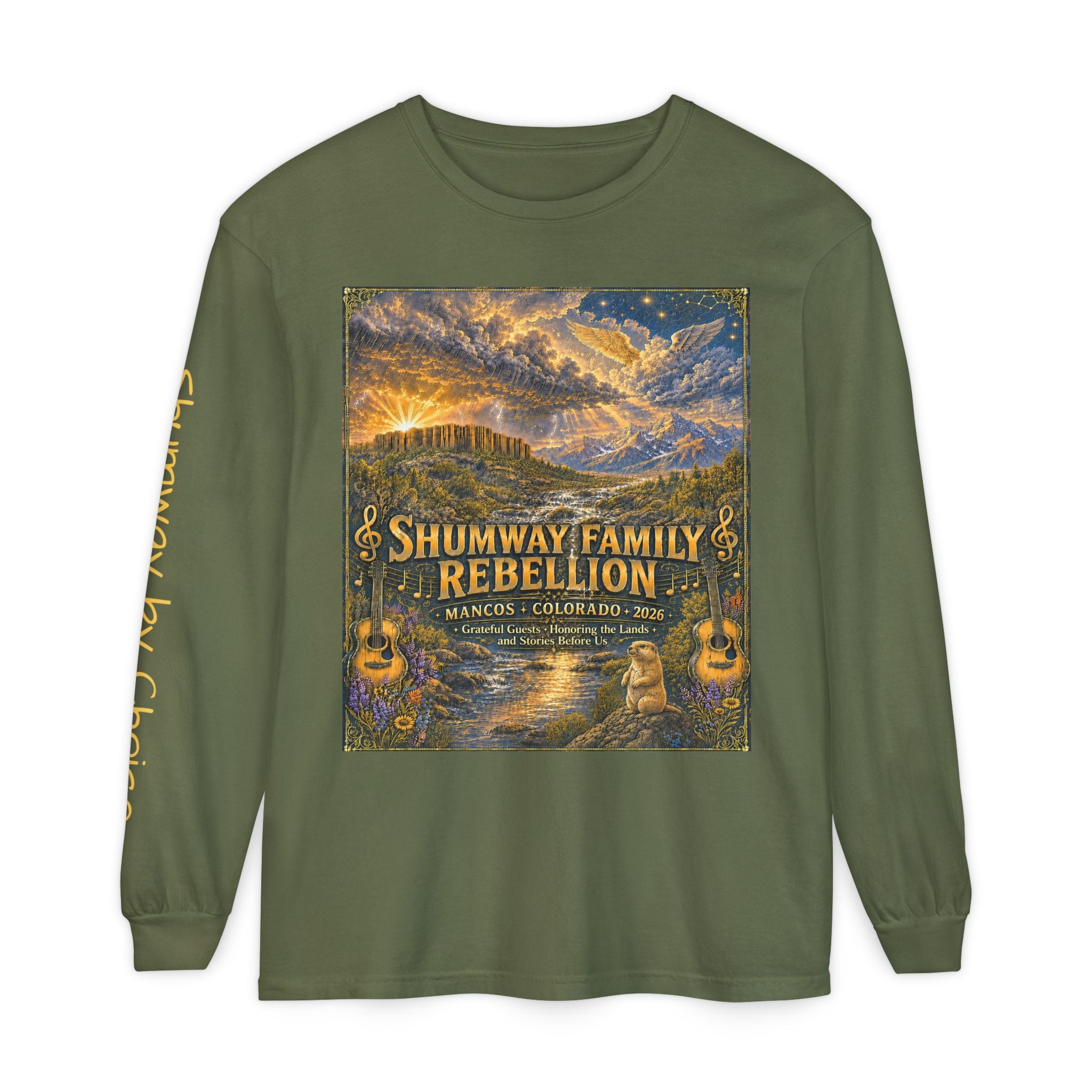 Shumway by Choice Family Rebellion Tour Long Sleeve Shirt | Band Poster Tee